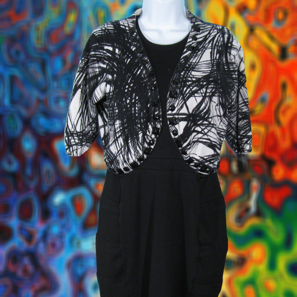 Artsy Impressionist Shrug by Kenar Jeweled - Picture 7 of 8